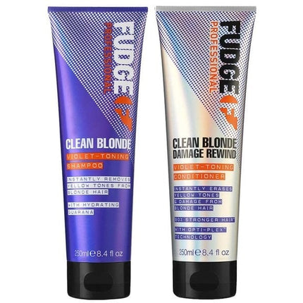 Fudge Fudge Clean Blonde Violet Duo Set