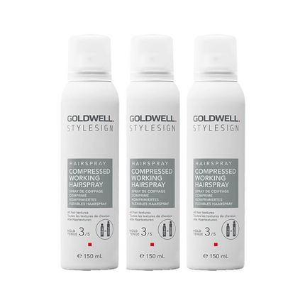 Goldwell Goldwell Compressed Working Hairspray Triple Set