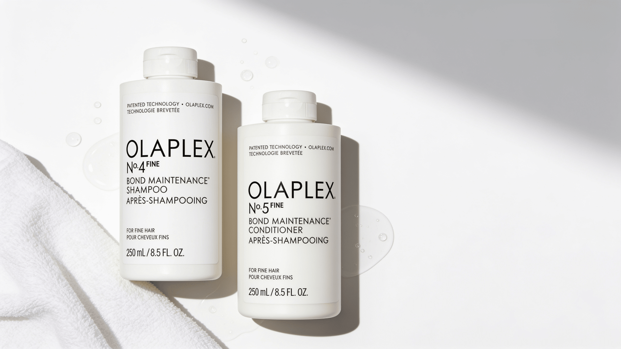 Olaplex No.4FINE en No.5FINE: verzorging voor fijn haar zonder zwaar gevoel - Hairwebshop