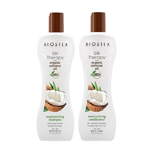 Biosilk Coconut Oil Duo Set
