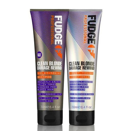Fudge Fudge Clean Blonde Damage Rewind Violet Duo Set