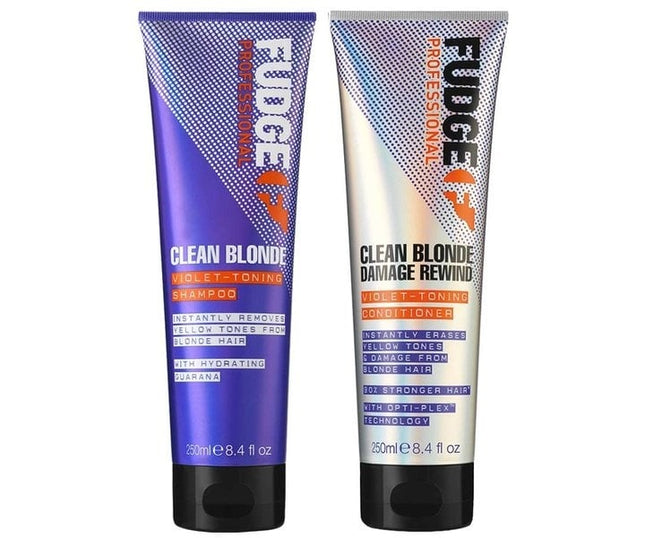 Fudge Fudge Clean Blonde Violet Duo Set