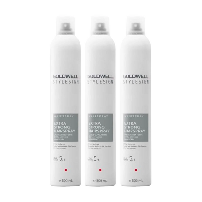 Goldwell Goldwell Extra Strong Hairspray Triple Set (3x500ml)