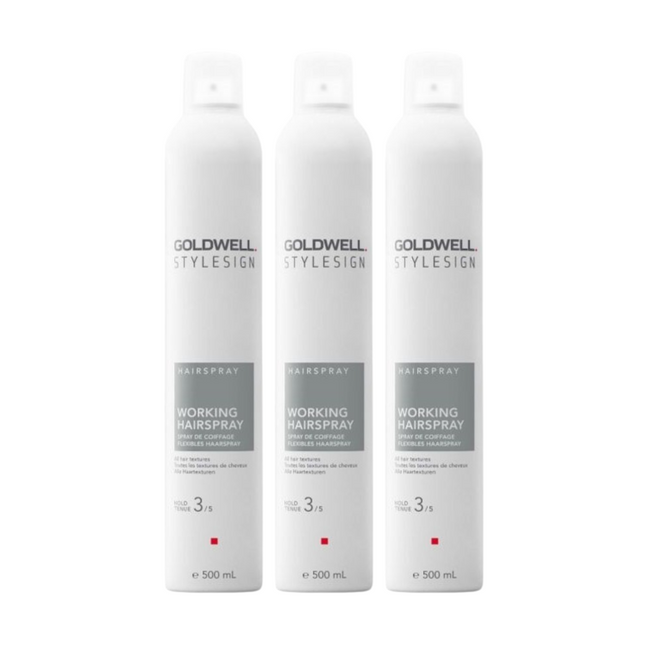 Goldwell Goldwell Working Hairspray Triple Set (3x500ml)