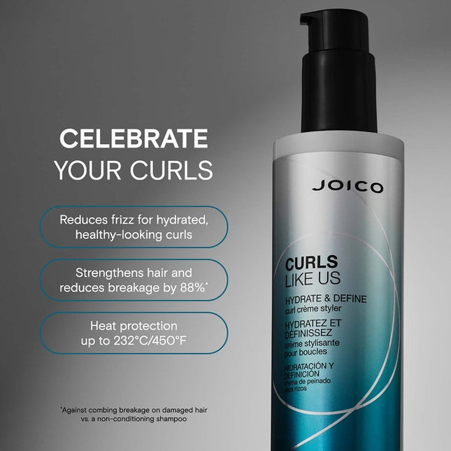 Joico Curls Like Us Smooth & Bounce Curl Hydrating Foam 200ml kopen bij Hairwebshop