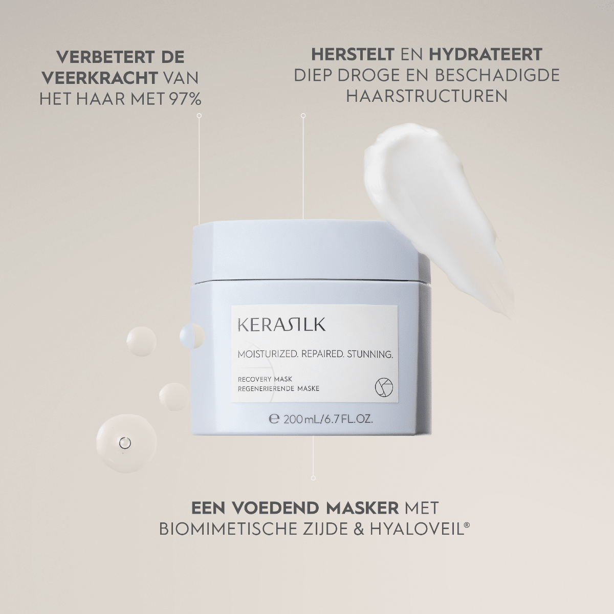 Kerasilk Recovery Mask 500ml kopen bij Hairwebshop