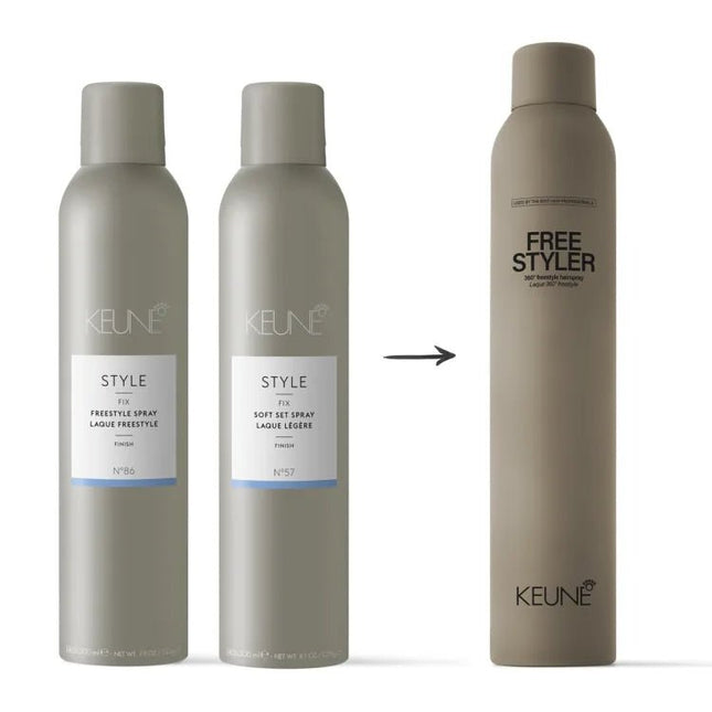 Keune Freestyler Triple Set (500ml) Default kopen bij Hairwebshop