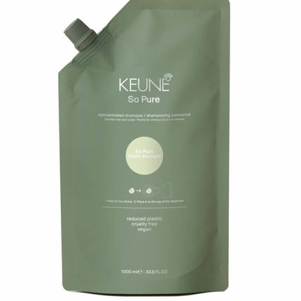 Keune So Pure Clarify Shampoo Refill 1000ml kopen bij Hairwebshop