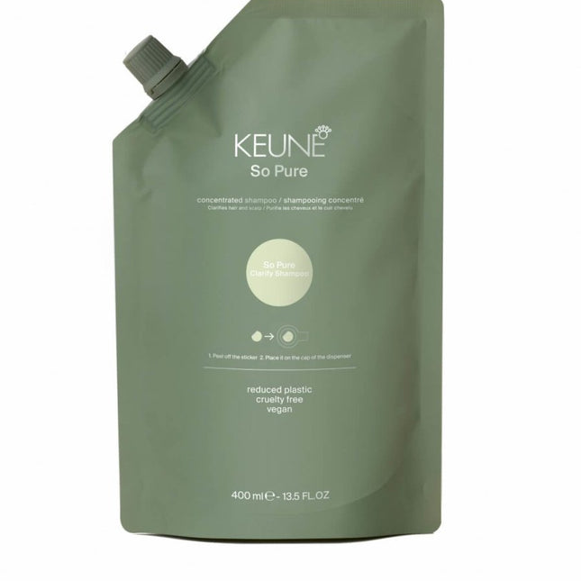 Keune So Pure Clarify Shampoo Refill 400ml kopen bij Hairwebshop