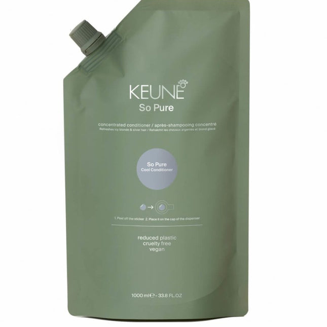 Keune So Pure Cool Conditioner Refill 1000ml kopen bij Hairwebshop