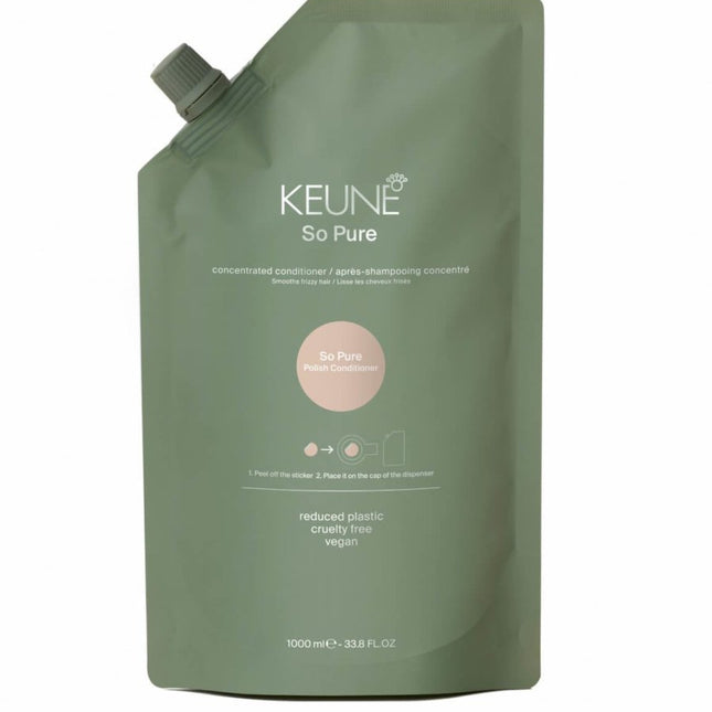 Keune So Pure Polish Conditioner Refill 1000ml kopen bij Hairwebshop
