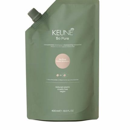 Keune So Pure Polish Shampoo Refill 400ml kopen bij Hairwebshop
