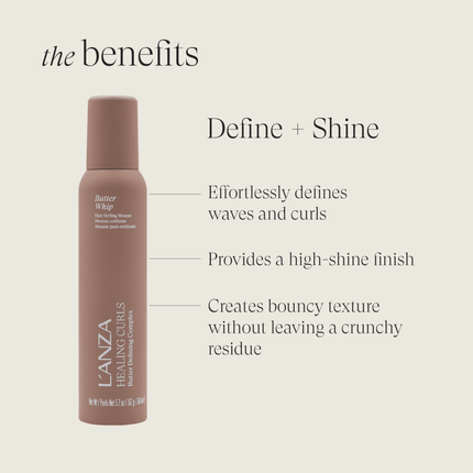 LANZA Healing Curls Butter Whip 168ml kopen bij Hairwebshop