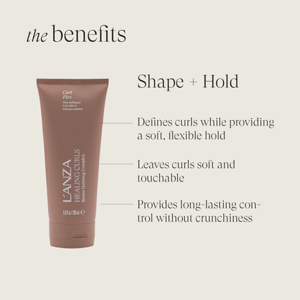 LANZA Healing Curls Flex Gel 200ml kopen bij Hairwebshop