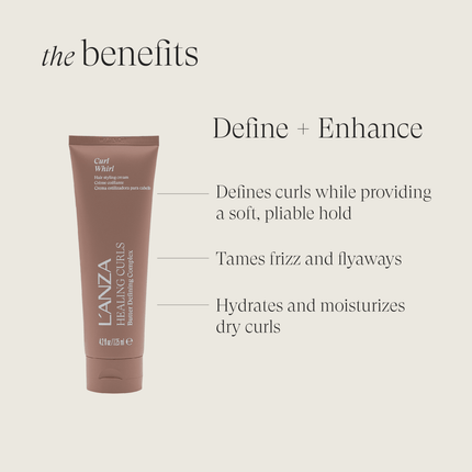 LANZA Healing Curls Whirl Crème 125ml kopen bij Hairwebshop