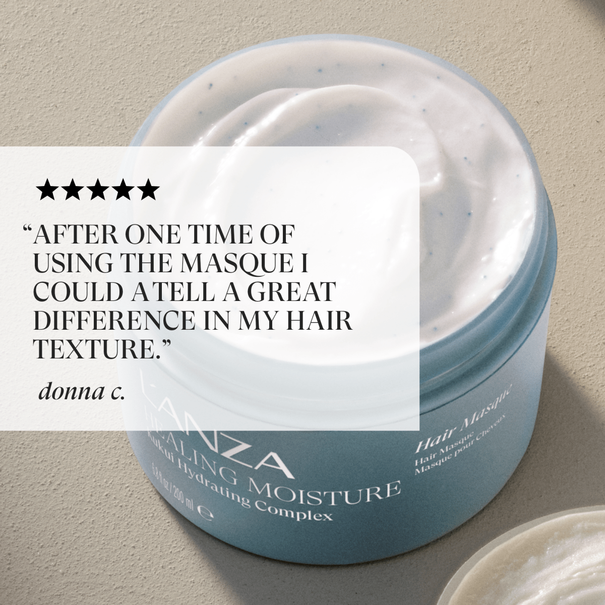 LANZA Healing Moisture Hair Masque 200ml kopen bij Hairwebshop