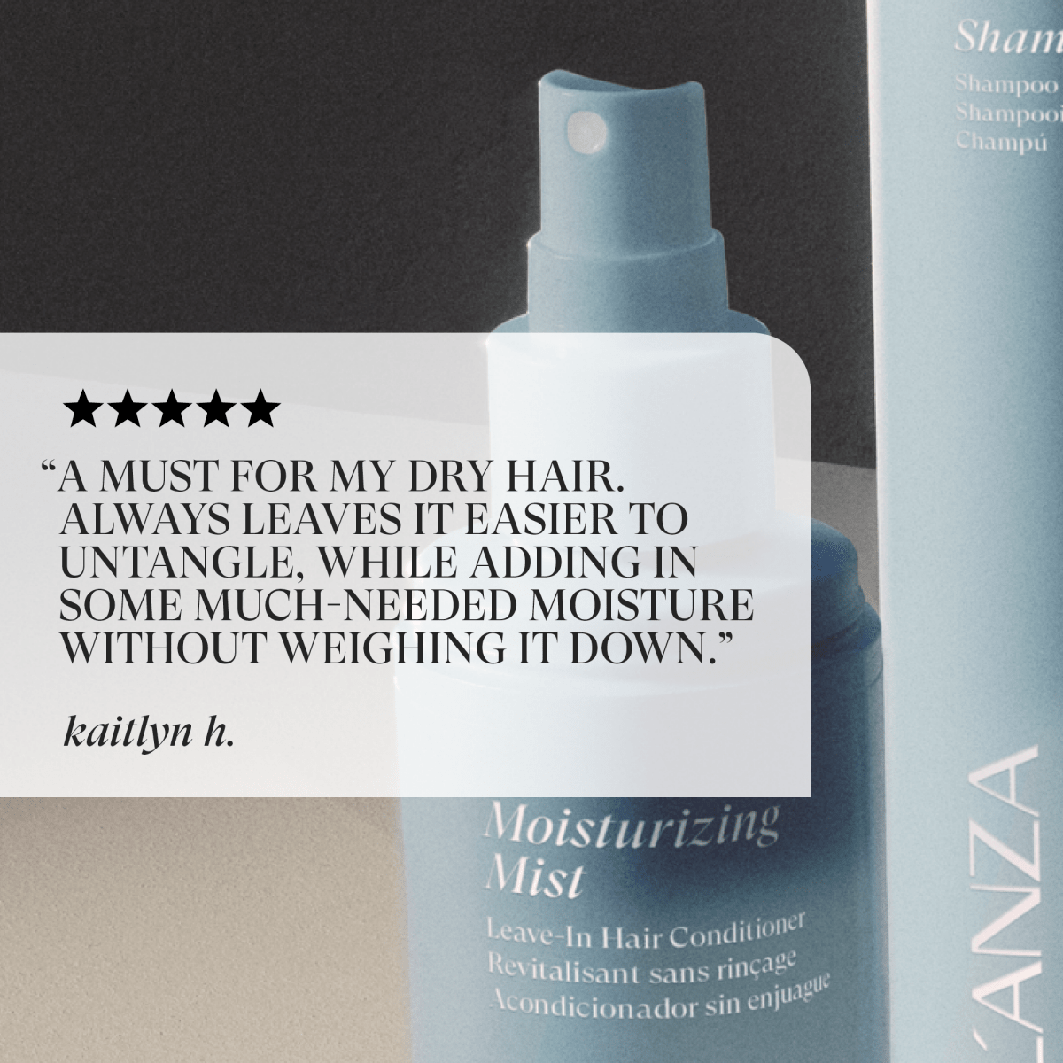LANZA Healing Moisture Moisturizing Mist 200ml kopen bij Hairwebshop