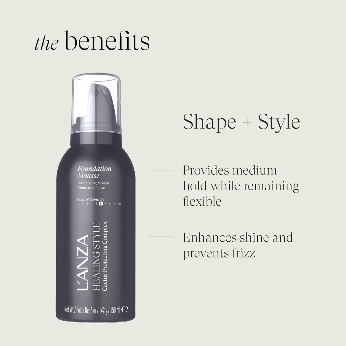LANZA Healing Style Foundation Mousse 150ml kopen bij Hairwebshop