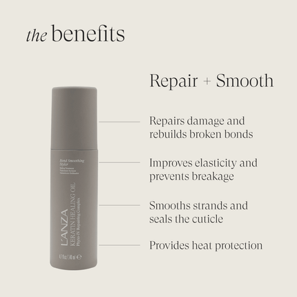 LANZA Keratin Healing Oil Bond Smoothing Styler 140ml kopen bij Hairwebshop