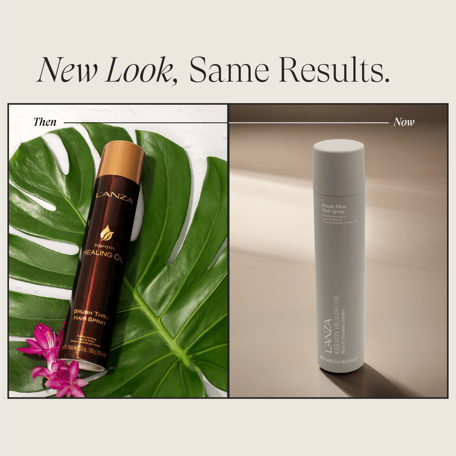 LANZA Keratin Healing Oil Brush Thru Spray 350ml kopen bij Hairwebshop