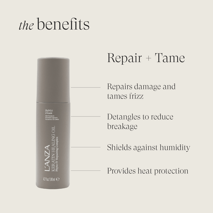 LANZA Keratin Healing Oil Defrizz Cream 140ml kopen bij Hairwebshop