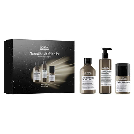 L'Oreal Absolut Repair Molecular Trio Gift Set 300+250+50ml kopen bij Hairwebshop