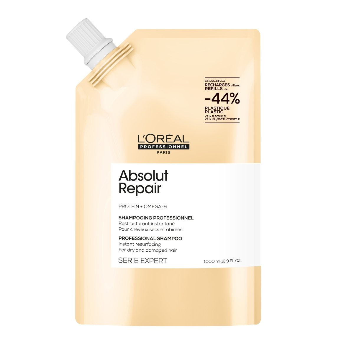 L'Oreal Absolut Repair Shampoo Refill 1000ml kopen bij Hairwebshop