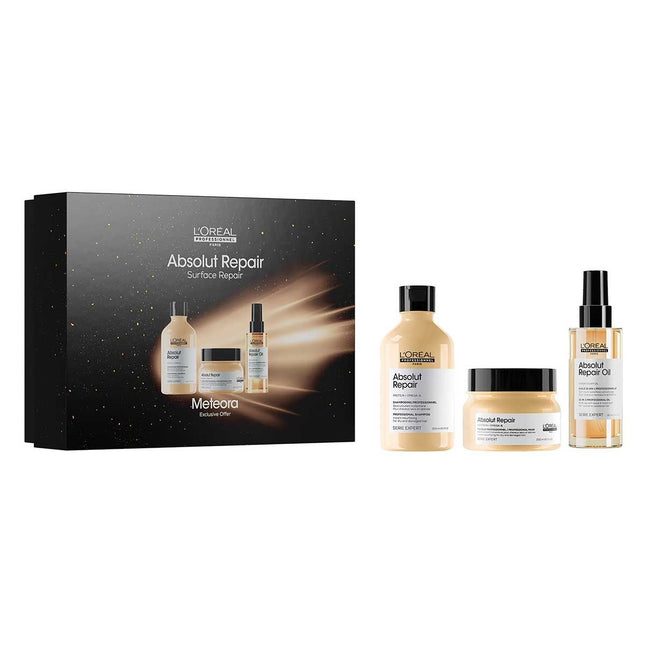 L'Oreal Absolut Repair Trio Giftset 300+250+90ml kopen bij Hairwebshop