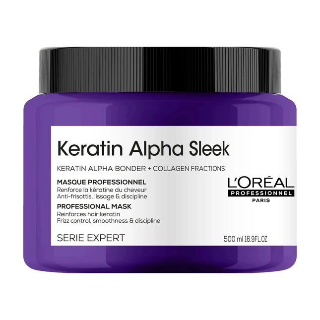 L'Oreal Keratin Alpha Sleek Masker 500ml kopen bij Hairwebshop