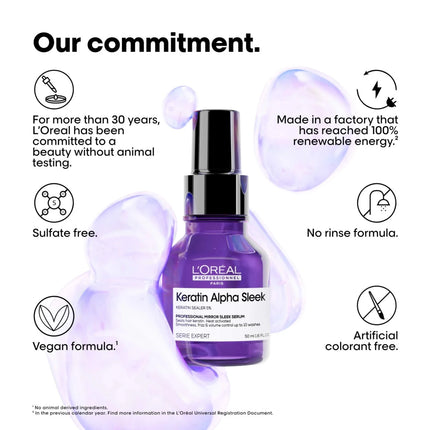 L'Oreal Keratin Alpha Sleek Mirror Serum 50ml kopen bij Hairwebshop