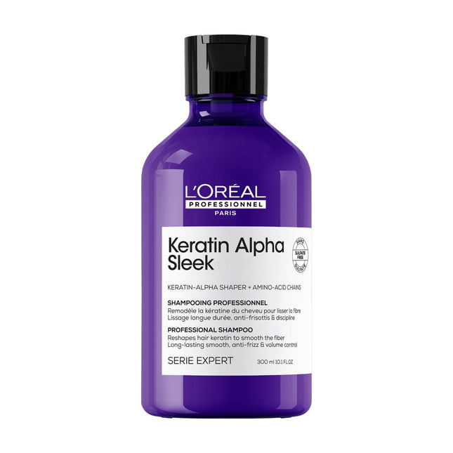 L'Oreal Keratin Alpha Sleek Shampoo 300ml kopen bij Hairwebshop