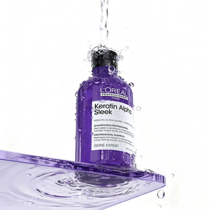 L'Oreal Keratin Alpha Sleek Shampoo Refill 1000ml Refill kopen bij Hairwebshop