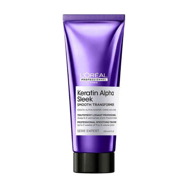 L'Oreal Keratin Alpha Sleek Smooth Transformer 200ml kopen bij Hairwebshop