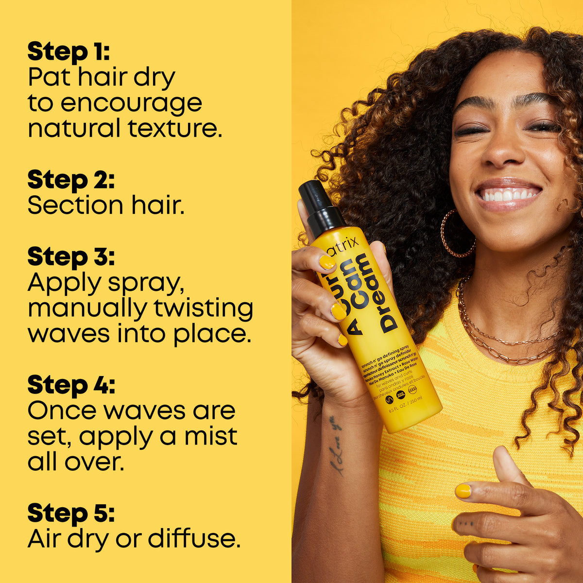Matrix Curl Wave Scrunch Spray