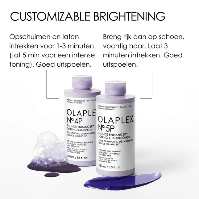 Olaplex Blonde Enhancer Set No.4P & No.5P 2x250ml kopen bij Hairwebshop