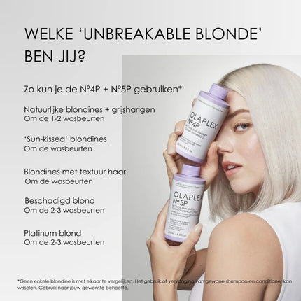 Olaplex Blonde Enhancer Set No.4P & No.5P 2x250ml kopen bij Hairwebshop