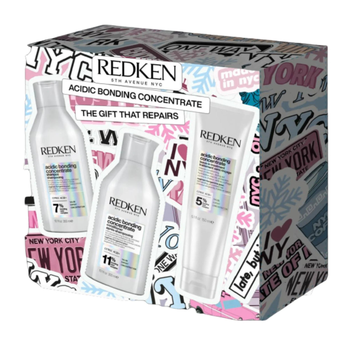 Redken Acidic Bonding Concentrate Giftset 300+300+150ml kopen bij Hairwebshop
