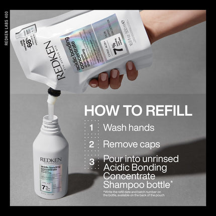 Redken Acidic Bonding Concentrate Shampoo Refill - 500ml kopen bij Hairwebshop