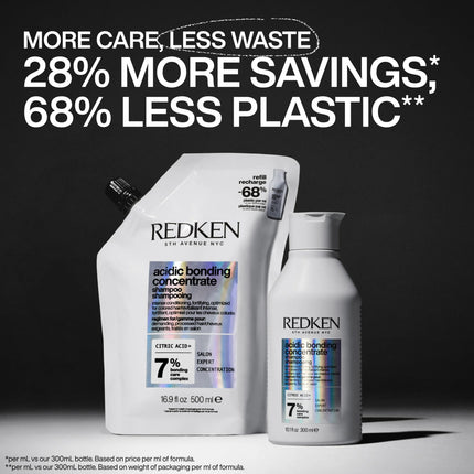 Redken Acidic Bonding Concentrate Shampoo Refill - 500ml kopen bij Hairwebshop