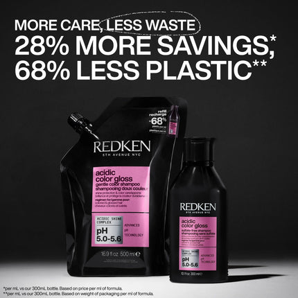 Redken Acidic Color Gloss Shampoo Refill - 500 ML kopen bij Hairwebshop