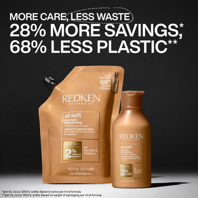 Redken All Soft Shampoo Refill - 500ml kopen bij Hairwebshop
