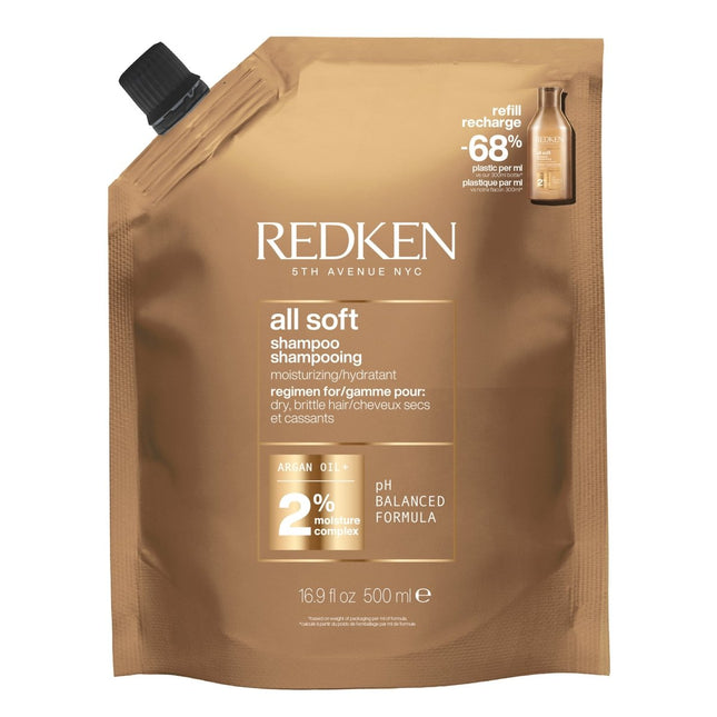 Redken All Soft Shampoo Refill - 500ml kopen bij Hairwebshop
