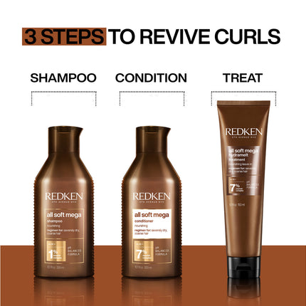 Redken Redken All Soft Mega Curls Liter Set