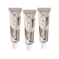 RefectoCil Wenkbrauw- en Wimperverf Licht Bruin Triple Set