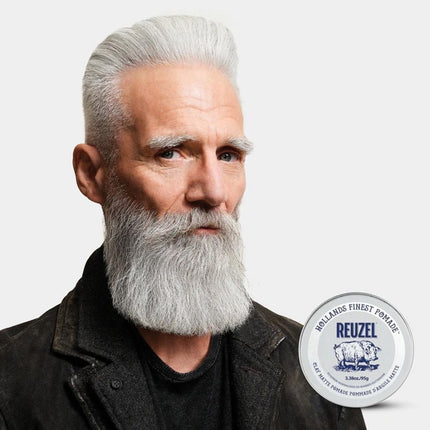 Reuzel Clay Matte Pomade 95g kopen bij Hairwebshop