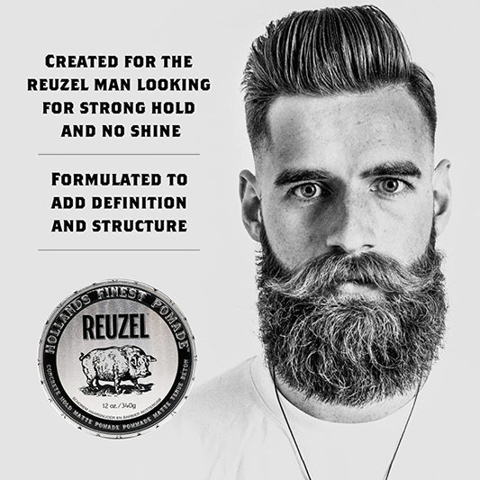 Reuzel Concrete Hold Pomade 95gr kopen bij Hairwebshop