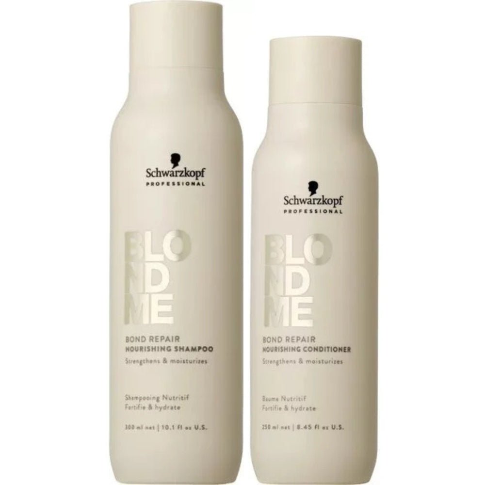 Schwarzkopf BlondMe Bond Repair Nourishing Duo Set 300+250ml kopen bij Hairwebshop