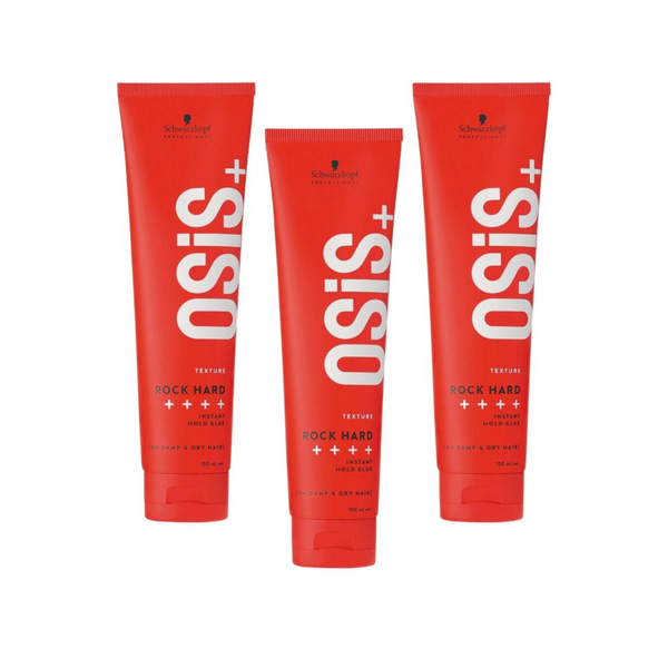 Schwarzkopf OSIS+ ROCK HARD ヘアワックス 5本セット Schwarzkopf OSiS+ Rock Hard Triple Set morgen in huis? - €32