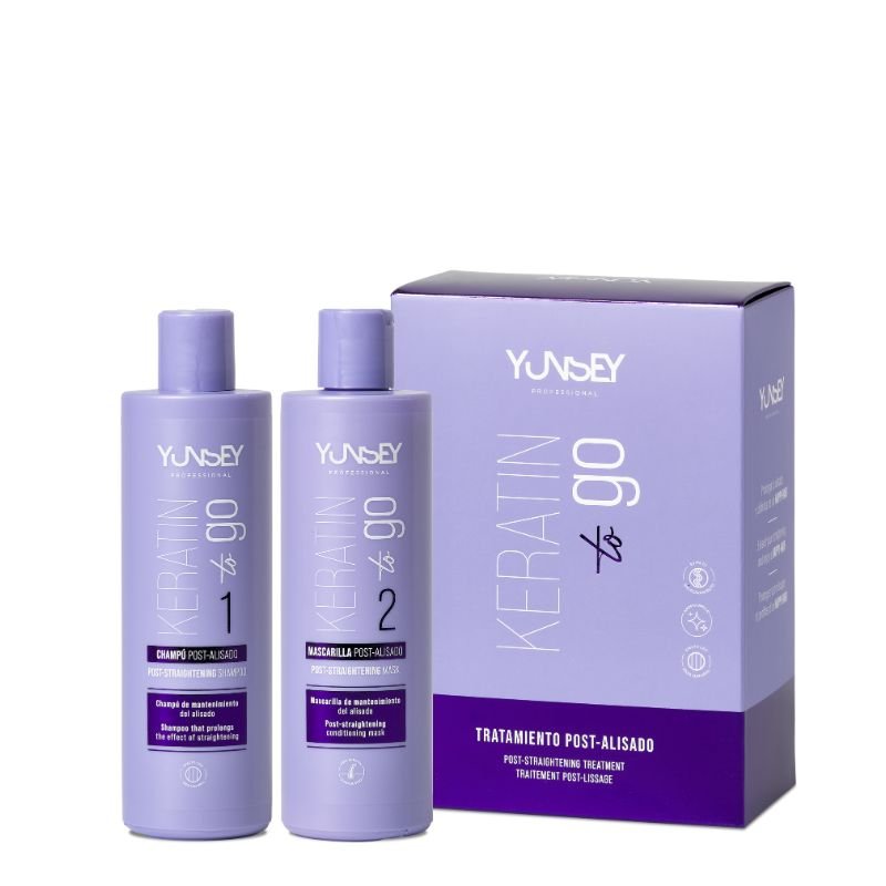 Yunsey Keratin Go Post-Straightening Kit 2x300ml kopen bij Hairwebshop